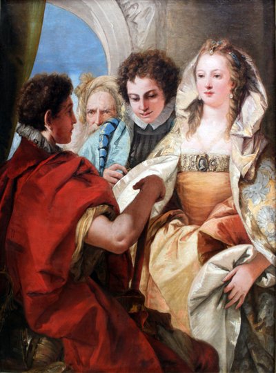 The Continence of Scipio by Giovanni Domenico Tiepolo